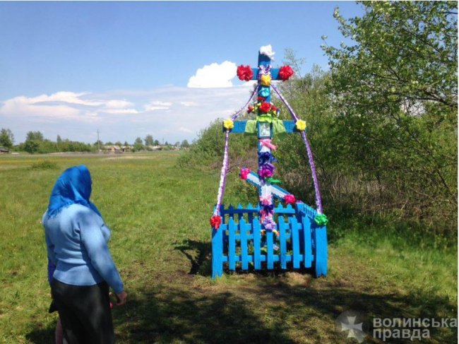 У селі на Волині оновилася ікона Христа Спасителя. ФОТО