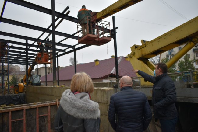 Показали, як проходить розбудова приймального відділення волинської обласної лікарні. ФОТО