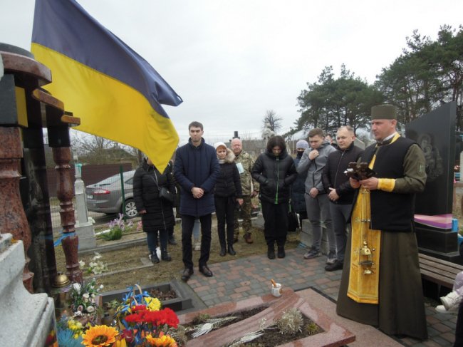 На Волині відзначили річницю загибелі захисника України. ФОТО