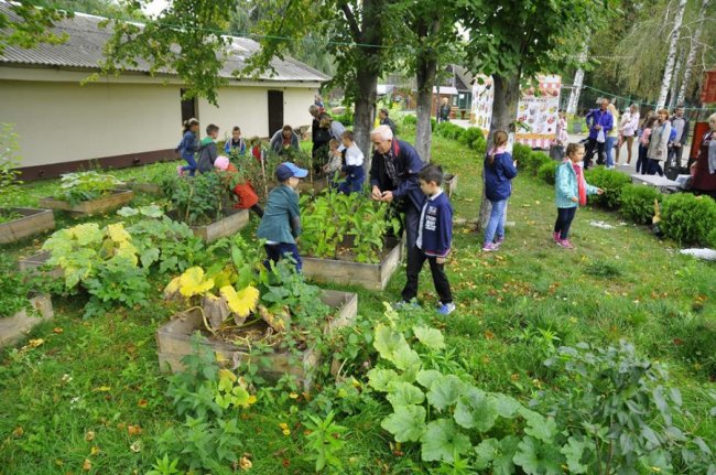 Кавуни, баклажани, перчики: у Луцькому зоопарку зібрали овочі, які садили діти. ФОТО