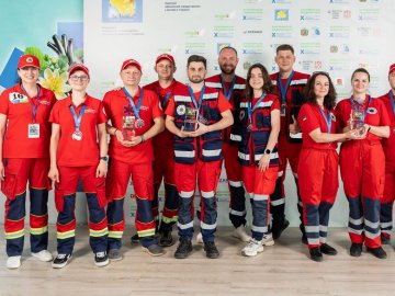 Бригада екстреної меддопомоги з Волині виграла реанімобіль на всеукраїнських змаганнях