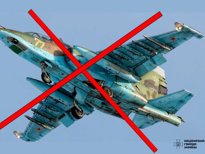 Нацгвардійці збили російський Су-25 на Донеччині