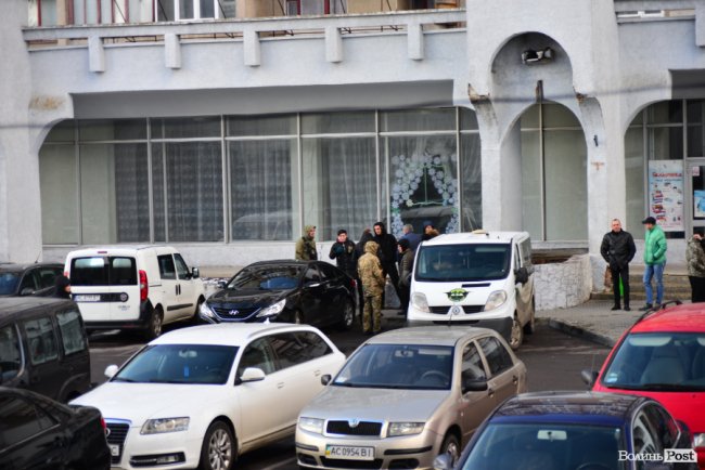 Волинські атовці влаштували мітинг через представлення Погуляйка. ФОТО