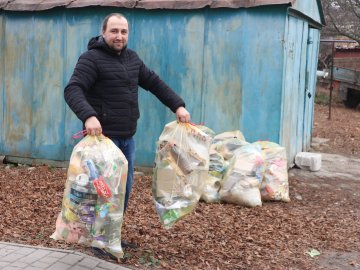 «Жовтий мішок»: у Підгайцівській громаді вперше збирали вторсировину. ФОТО