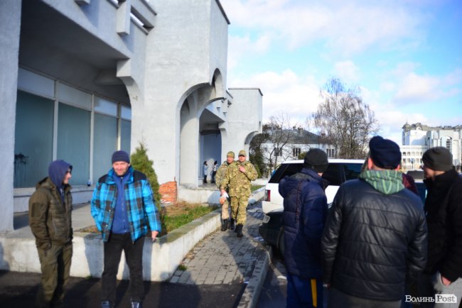 Волинські атовці влаштували мітинг через представлення Погуляйка. ФОТО