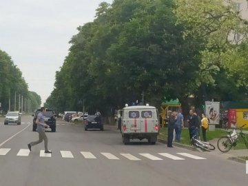 На Волині мотоцикліст збив жінку на велосипеді