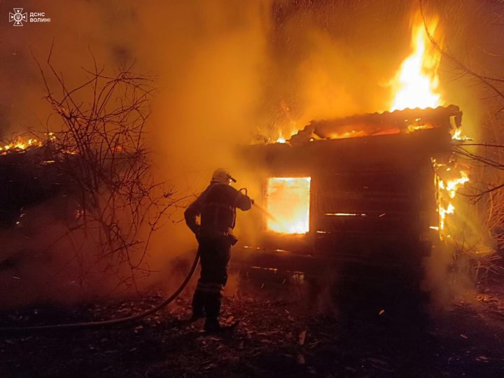 На Волині горів житловий будинок