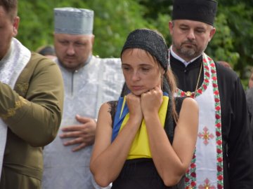 У Луцькій громаді попрощалися із загиблим на війні Героєм Миколою Гайдаєм. ФОТО