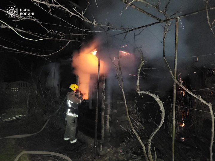 У перший день нового року на Волині горів житловий будинок: загинув чоловік