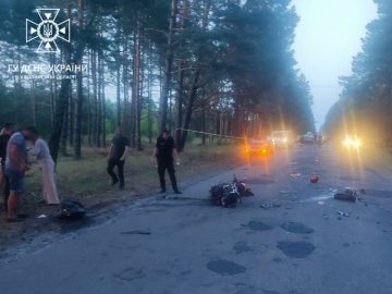 На Волині — ДТП за участю Audi та мотоцикла