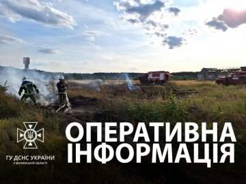 На Волині за добу рятувальники ліквідували 9 пожеж