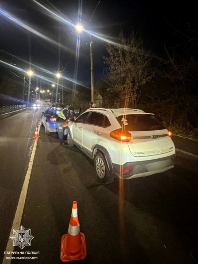 П’яна жінка скоїла аварію на Гнідавській у Луцьку