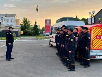 Рятувальники з Волині вирушили в ротацію у прифронтові регіони