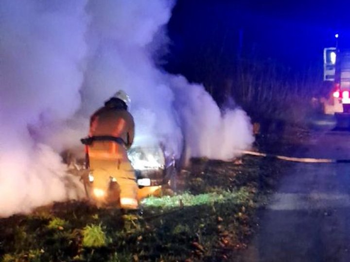 На Волині загорівся автомобіль