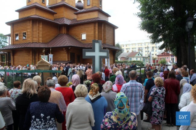 У місті на Волині освятили пам’ятник депортованим з території Польщі українцям. ФОТО