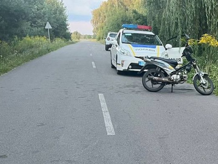 На Волині зіткнулися два мотоцикли, за кермом яких були 14-річні школярі