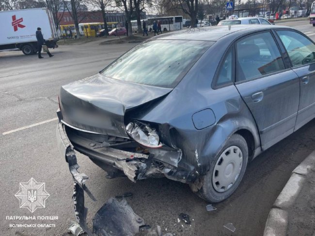 У Луцьку на Конякіна –  ДТП: зіткнулися два автомобілі