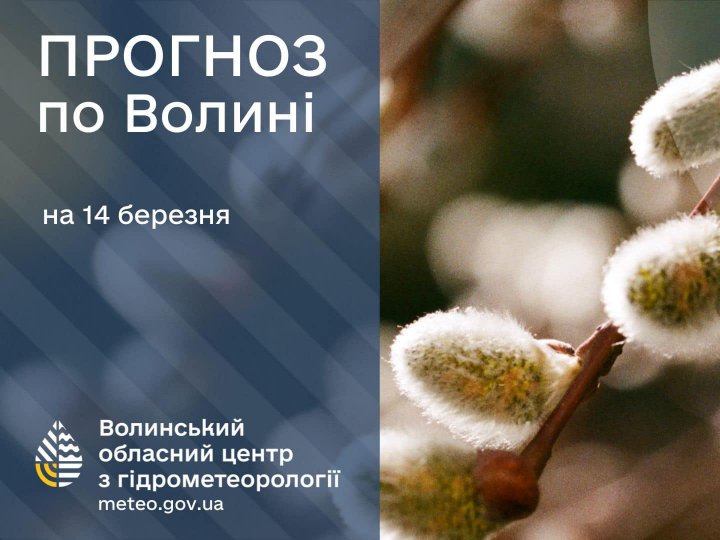 Погода в Луцьку та Волинській області на завтра, 14 березня