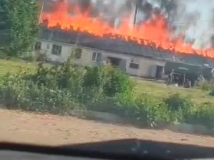 Під Луцьком спалахнула ферма з тваринами