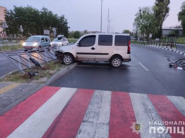 У Ковелі автівка збила велосипедиста на пішохідному переході: його госпіталізували