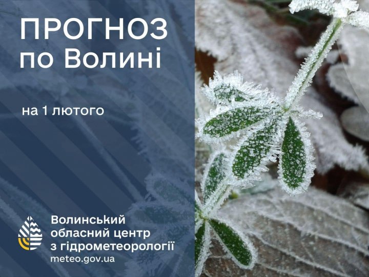 Погода в Луцьку та Волинській області на завтра, 1 лютого